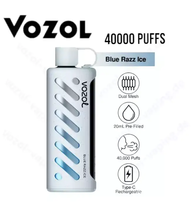 VOZOL Gear Shisha 40000 Züge Airflow-Kontrolle Einweg-Dampfer