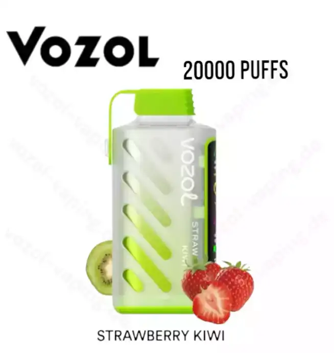 Vozol Gear Power 20000 Züge 20k Strawberry Kiwi Aroma