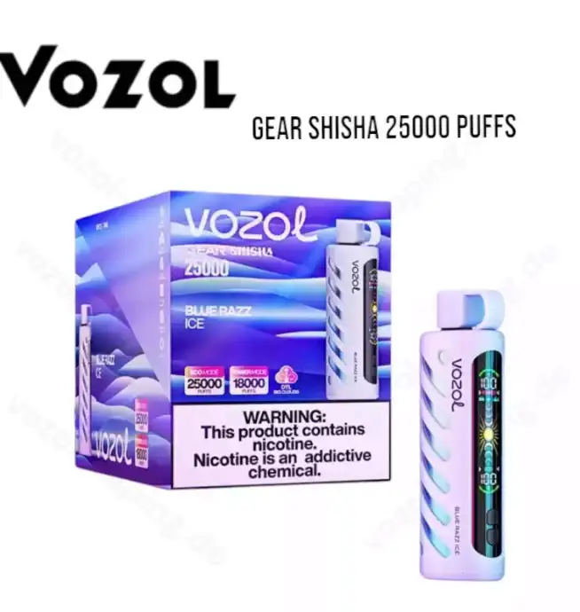 Vozol Gear Shisha 25000 Züge LED-Display Einweg-Dampfer