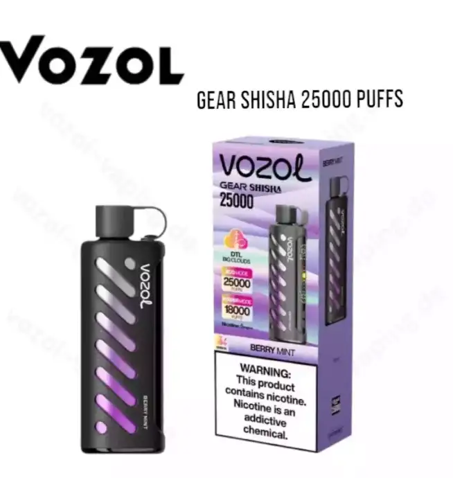 Vozol Gear Shisha 25000 Züge LED-Display Einweg-Dampfer