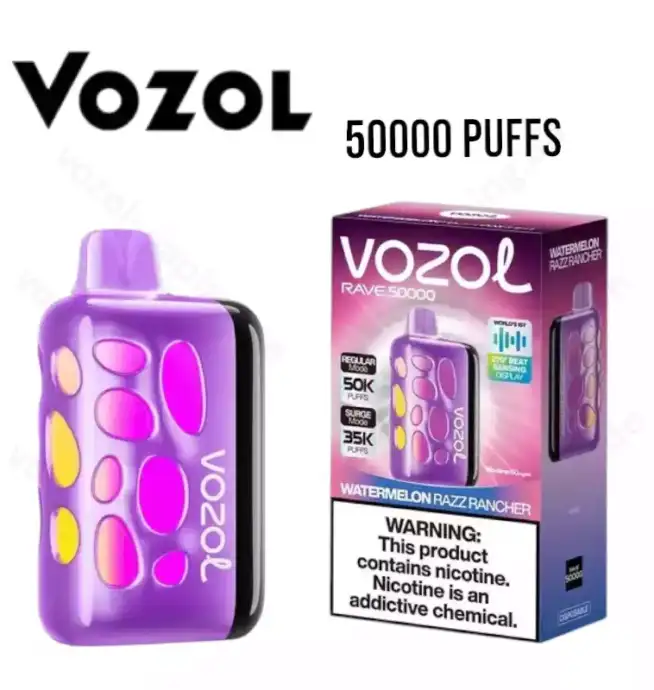 Vozol Rave 50000 Züge mit Mesh-Coils Einweg-Dampfer