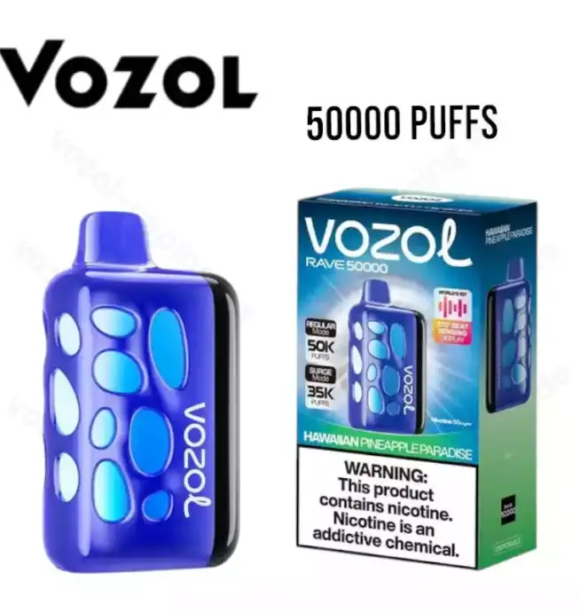Vozol Rave 50000 Züge mit Mesh-Coils Einweg-Dampfer