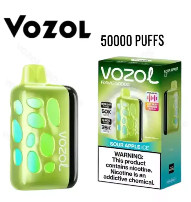 Vozol Rave 50000 Züge mit Mesh-Coils Einweg-Dampfer