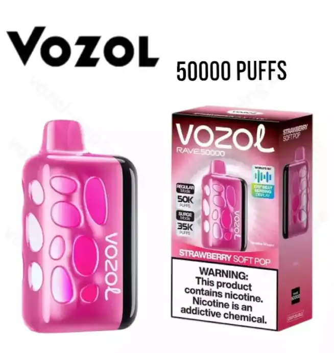 Vozol Rave 50000 Züge mit Mesh-Coils Einweg-Dampfer