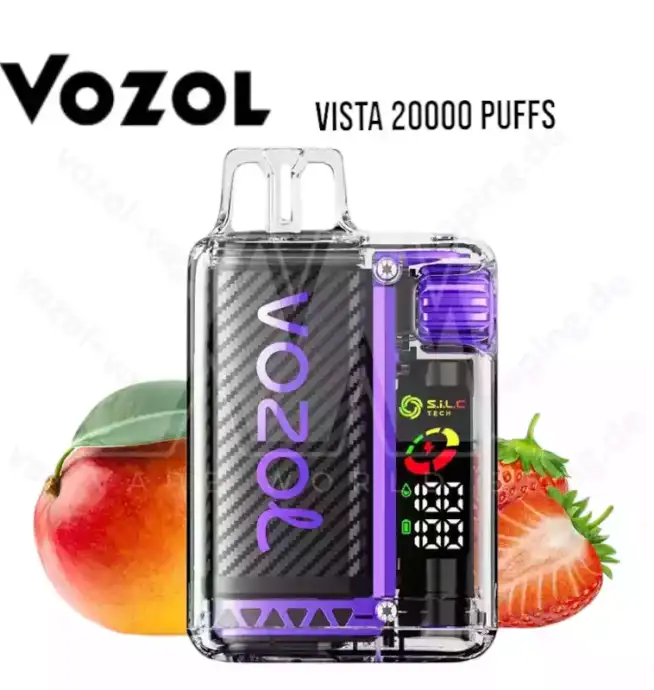 Vozol Vista 20000 Züge 20k Crystal Vape Einweg-Dampfer