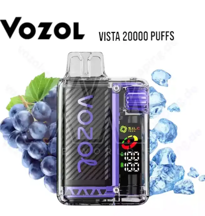 Vozol Vista 20000 Züge 20k Crystal Vape Einweg-Dampfer