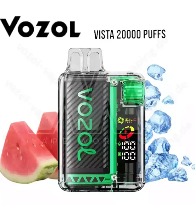 Vozol Vista 20000 Züge 20k Crystal Vape Einweg-Dampfer