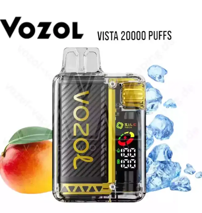 Vozol Vista 20000 Züge 20k Crystal Vape Einweg-Dampfer