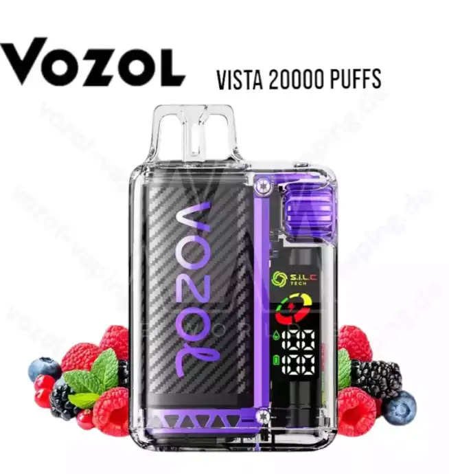Vozol Vista 20000 Züge 20k Crystal Vape Einweg-Dampfer