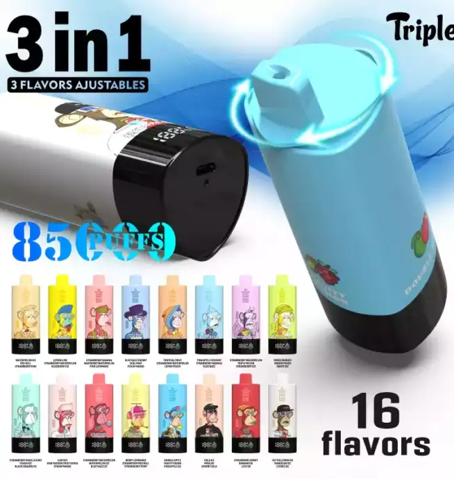BANG KING 85000-DSK052 Triple Flavor 3-in-1 Authentic Disposable Vape