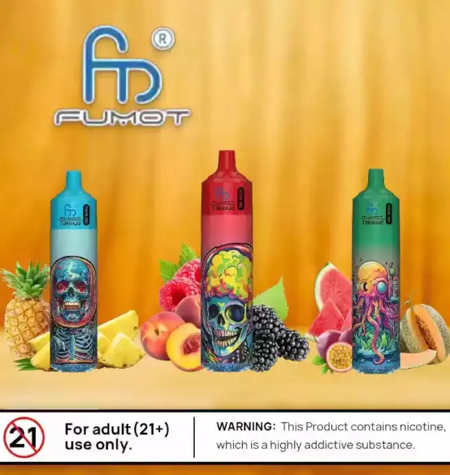 RandM Fumot Tornado 30K Music – Vape LED & 30 Saveurs