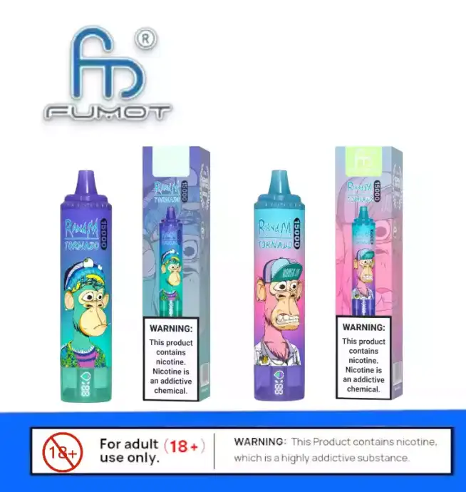 RandM Tornado 15000 – Vape mit RGB-Effekt