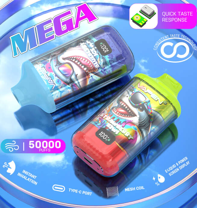 VAPEN MEGA 50K – Einweg-Vape mit Display
