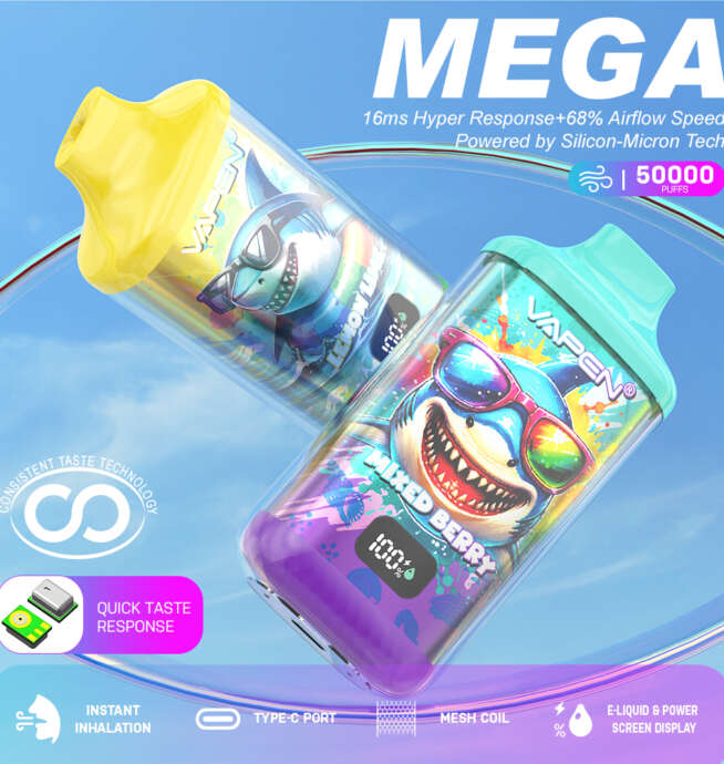 VAPEN MEGA 50K – Einweg-Vape mit Display