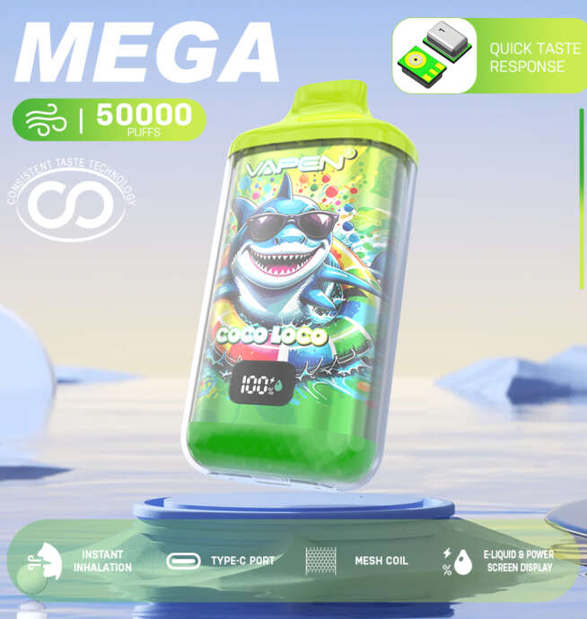VAPEN MEGA 50K – Einweg-Vape mit Display