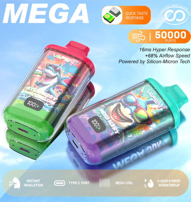 VAPEN MEGA 50K – Einweg-Vape mit Display