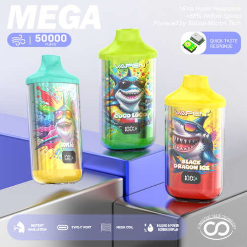 VAPEN MEGA 50K – Einweg-Vape mit Display