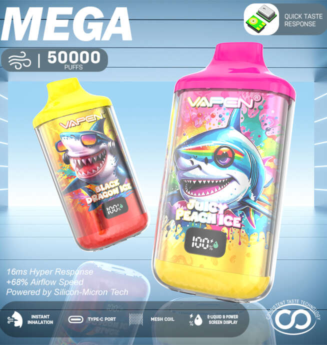 VAPEN MEGA 50K – Einweg-Vape mit Display