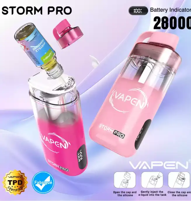VAPEN STROM PRO 28000 Refillable Vape Power