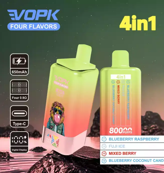 VOPK Four Flavors 80000 Puffs Vape