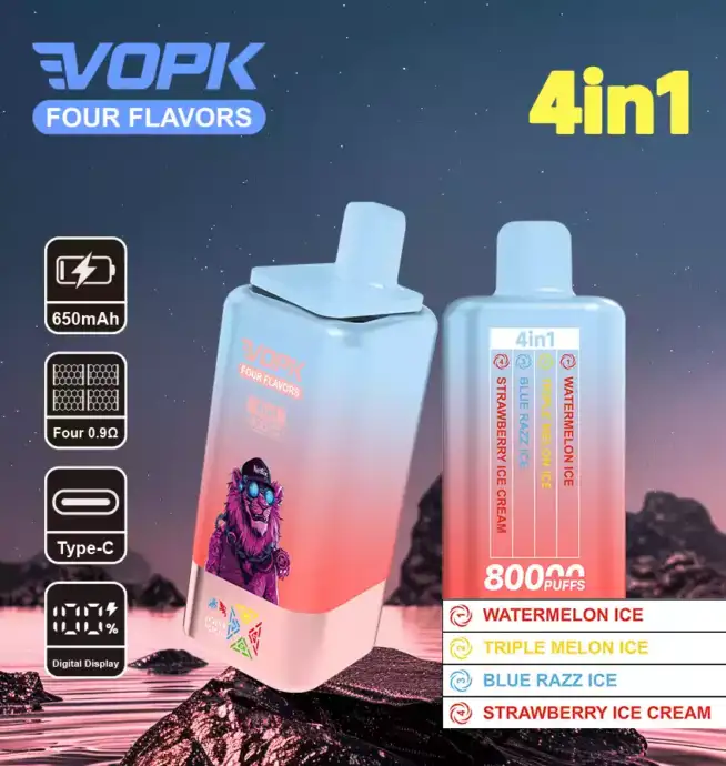 VOPK Four Flavors 80000 Puffs Vape