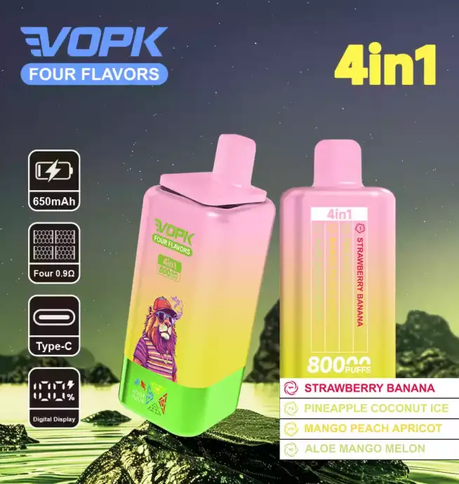 VOPK Four Flavors 80000 Puffs Vape
